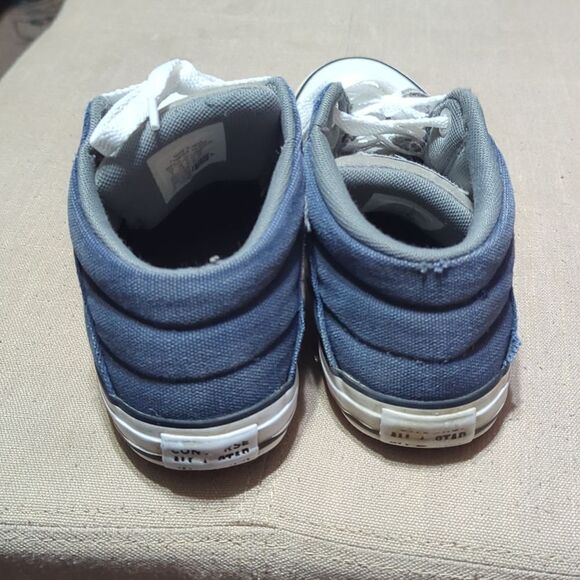 CONVERSE ALL STAR Chuck Taylor 665357F Gray Blue Sneakers Junior Size 5 - Picture 7 of 10